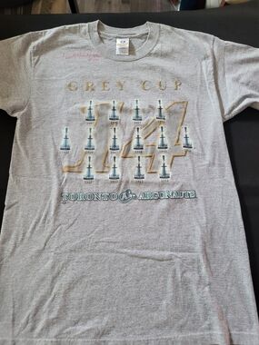 Toronto Argonauts 14th Grey Cup  Grey Short Sleeve Tee